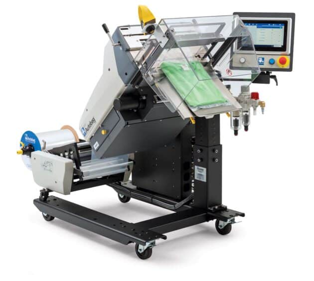 Autobag 500 Bagging System side with packaged shirt