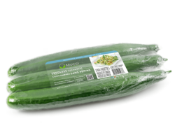 Shrink-wrapped Cucumber