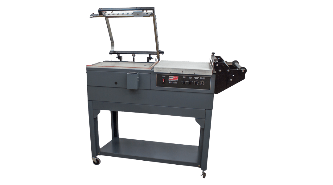 Heat-Seal HS1620: Precision L-Bar Sealer for Reliable, Consistent Seals in Standard-Duty Packaging.