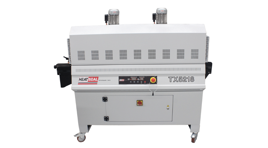 Heat-Seal TX5218: High-Perfromance Shrink Tunnel with Two-Chamber Design and Dual Temperature Control for Precise, Consistent Results.