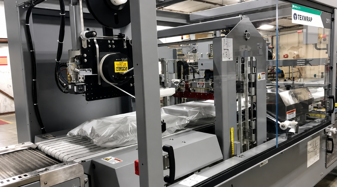 Bagging and wrapping products for e-Commerce packaging.